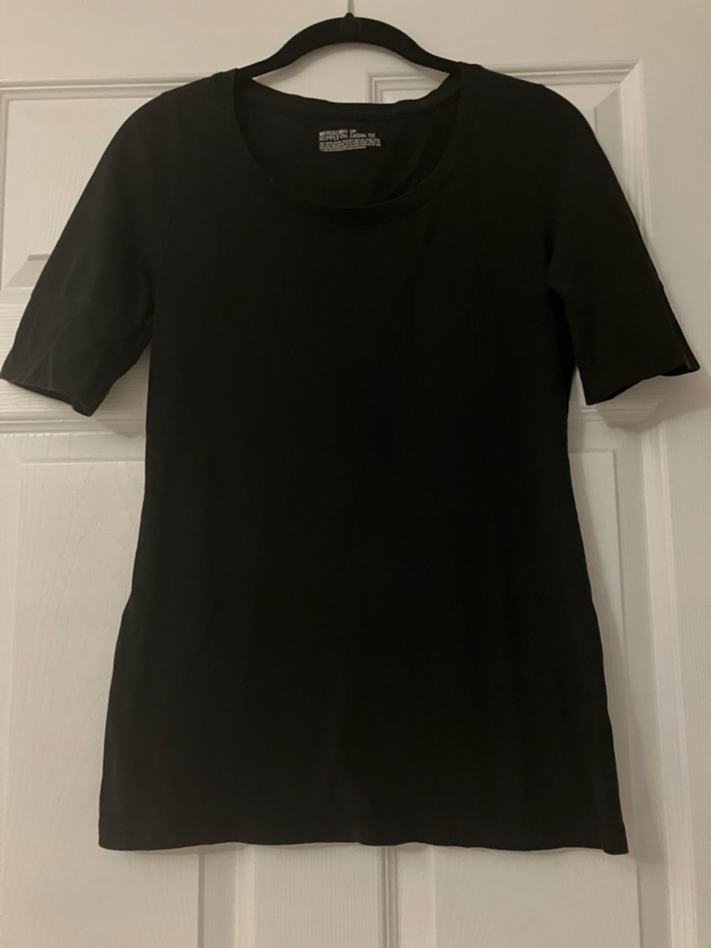 Mossimo Supply Co. Black Short-Sleeve Crew Tee